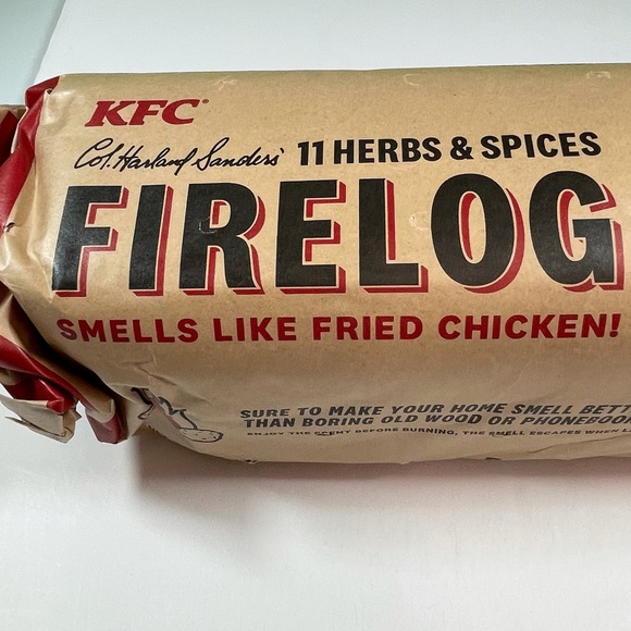 KFC Fire Starter Scented Firestarter Log 5 Hour Bucket of Chicken Flavor - Picture 2 of 6
